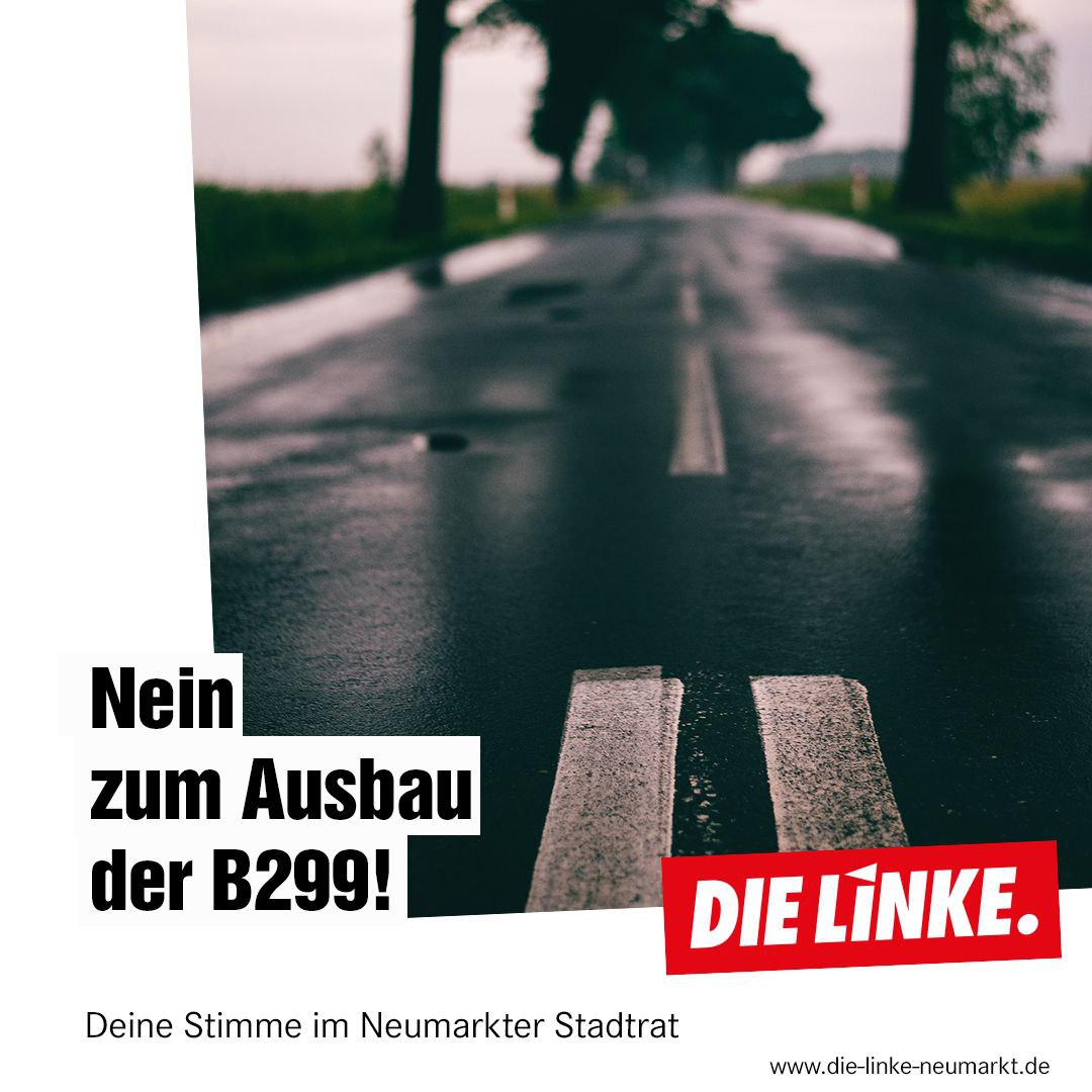 DIE LINKE gegen geplanten Ausbau der B299