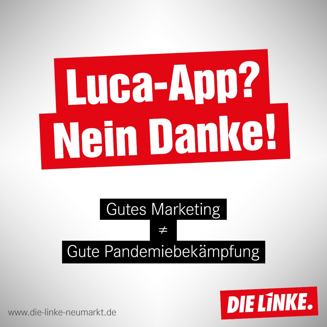 Nein zur Luca-App!