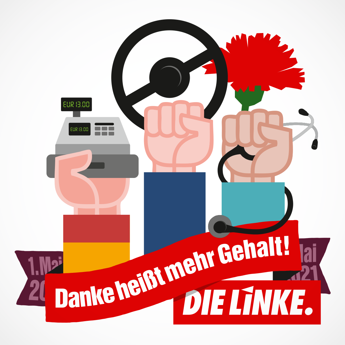 1. Mai 2021 - Kampftag der internationalen Arbeiter*innenklasse!